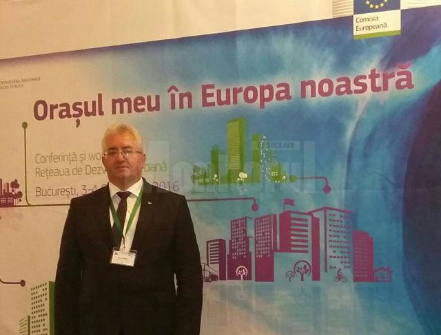 Primarul Sucevei a participat la conferința "Orașul meu în Europa noastră"