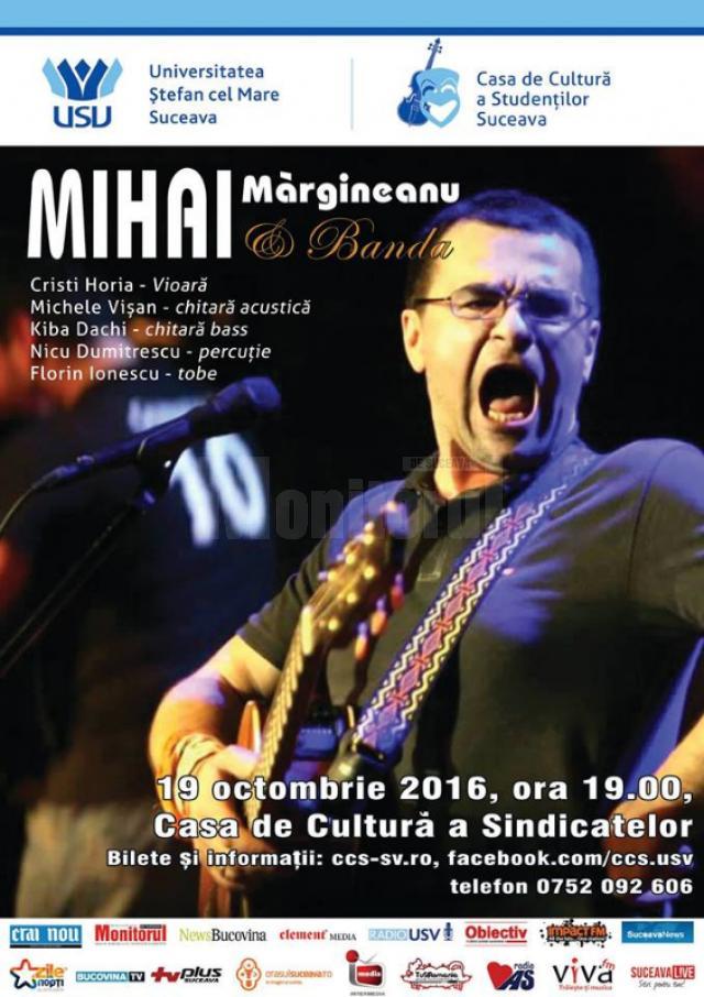 Concert cu Mihai Mărgineanu