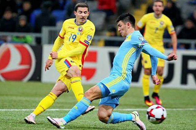 Kazahstan - România 0-0, în preliminariile pentru Campionatul Mondial. Foto: digisport.ro