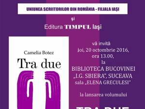 Lansare de carte, joi, la Biblioteca Bucovinei „I.G. Sbiera”