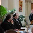 Întâlnirea organizată la Mănăstirea Putna, unde, în martie, au fost prezente nume importante din conducerea CFR Călători şi CFR Infrastructură