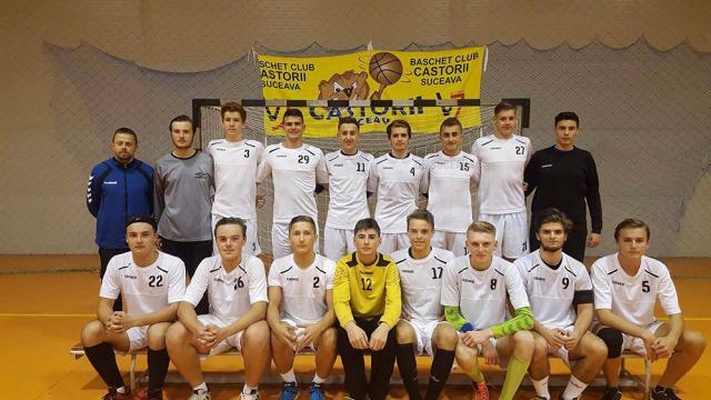 Echipa de handbal juniori II LPS Suceava pregătită de antrenorul Răzvan Bernicu