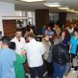 Circa 300 de angajaţi ai Spitalului de Urgenţă Suceava au participat, ieri, la greva de avertisment