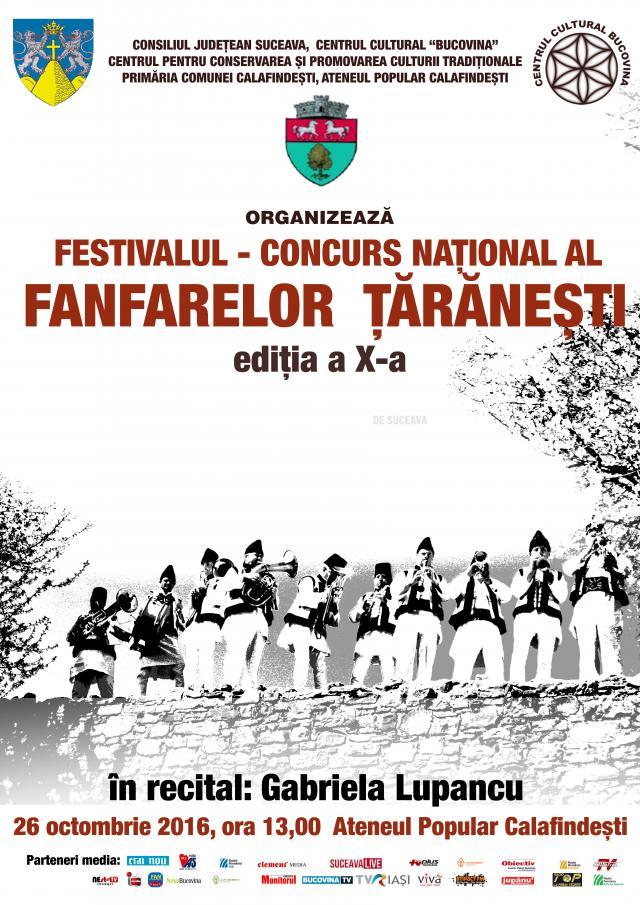 Festivalul Fanfarelor Țărăneşti, la Calafindeşti