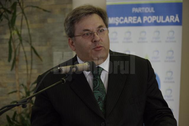 Preşedintele Organizaţiei Judeţene PMP Suceava, Corneliu Popovici