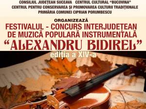 Festivalul - Concurs interjudeţean de muzică populară instrumentală „Alexandru Bidirel”