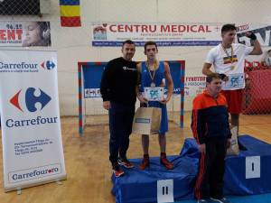 Andu Vornicu alături de proaspătul medaliat la Naționale de juniori