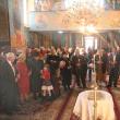 Cele 13 "cupluri de aur" au asistat la o slujba de mulţumire, oficiată la Biserca Sf. Nicolae din Șcheia