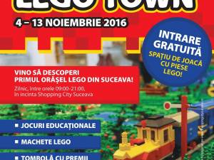 Primul Orășel LEGO din oraș se deschide de vineri la Shopping City Suceava