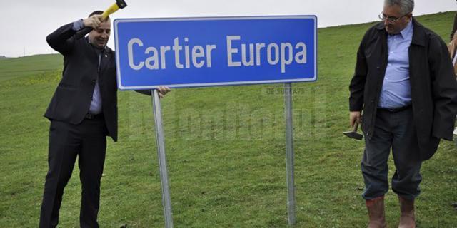 Cartierul Europa este în curs de amenajare pe Dealul Tătărași