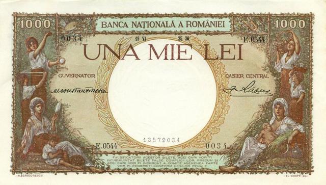 „Bancnote cu desenuri de Grigorescu”