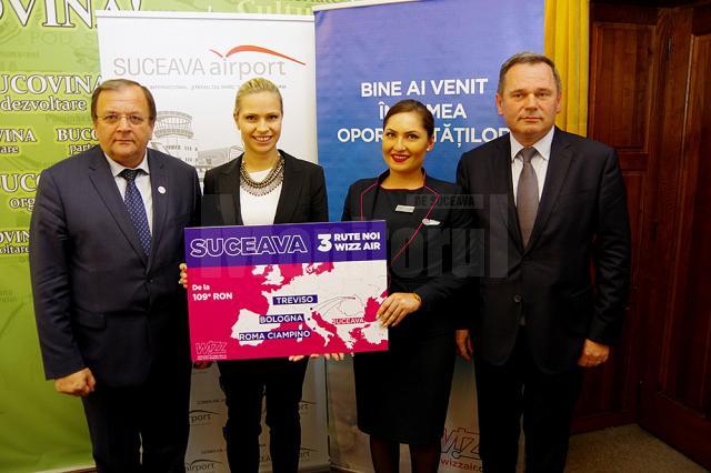 Wizz Air va avea zboruri noi din Suceava către trei destinaţii din Italia