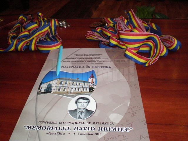 Concursul de Matematică „Memorialul David Hrimiuc” Gura Humorului, la a XIII-a ediţie