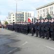 Ceremonia depunerii jurământului militar de către cei 175 de elevi jandarmi (154 de bărbaţi şi 21 de femei) din anul I, seria 2016-2018