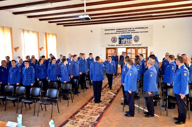 Elevii jandarmi, seria 2016-2018, au depus jurământul