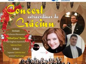 Concert extraordinar de Crăciun cu Orchestra filarmonicii „Mihail Jora” din Bacău