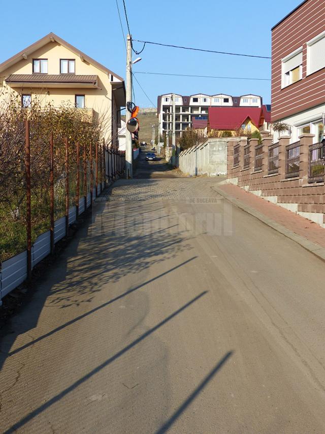 Strada Calistrat Hogaș din Burdujeni, locul unde a avut loc incidentul