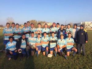 Echipa de rugby sub 18 ani a LPS Suceava după victoria de la Focșani
