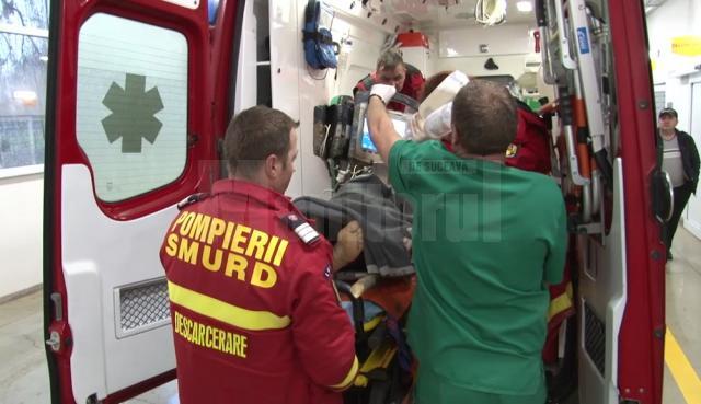 Nelu Marişcaru, bărbatul împuşcat accidental, a fost transferat la Spitalul “Sf. Spiridon” Iaşi