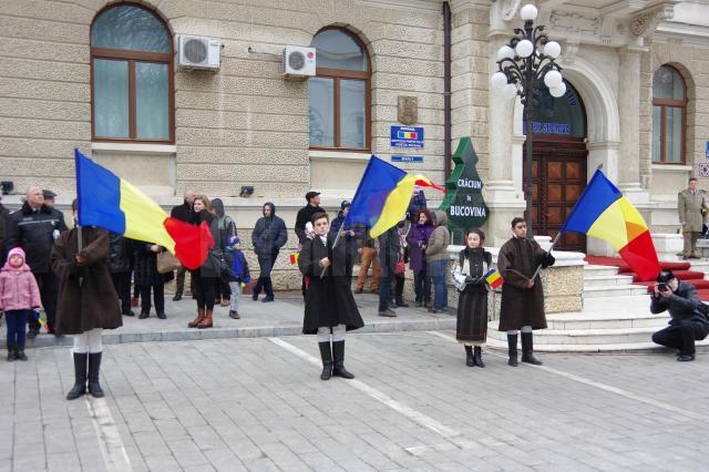 Ziua Naţională, sărbătorită în centrul municipiului Suceava