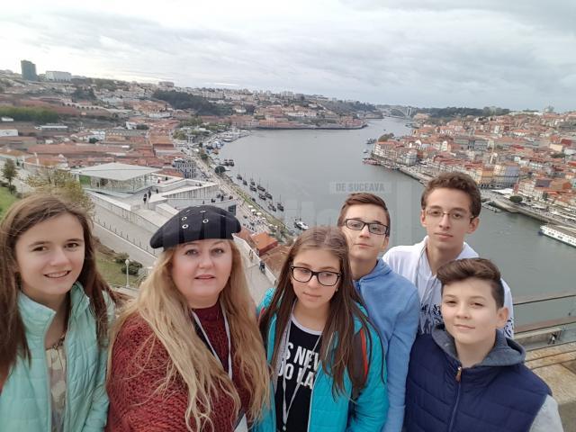 Elevi ai Școlii Gimnaziale Nr. 4 Suceava, în Portugalia printr-un proiect european