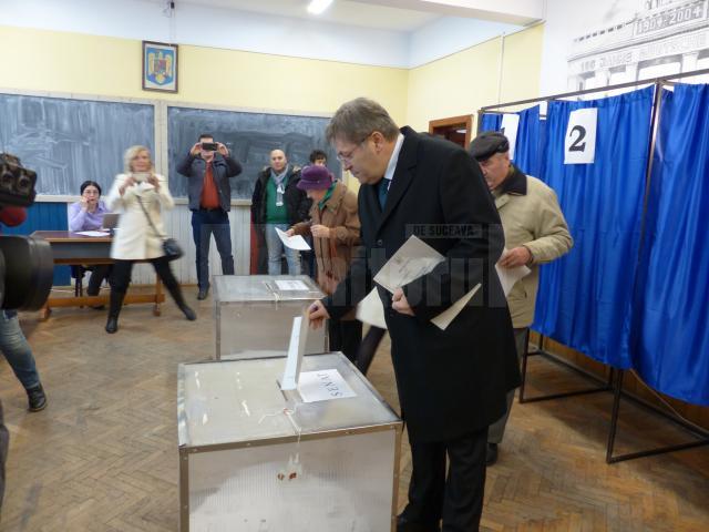 Corneliu Popovici a votat pentru suceveni noi în Parlamentul României
