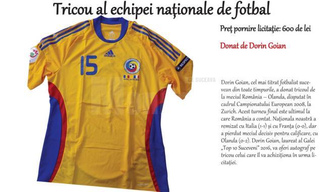 Tricou al echipei naţionale de fotbal