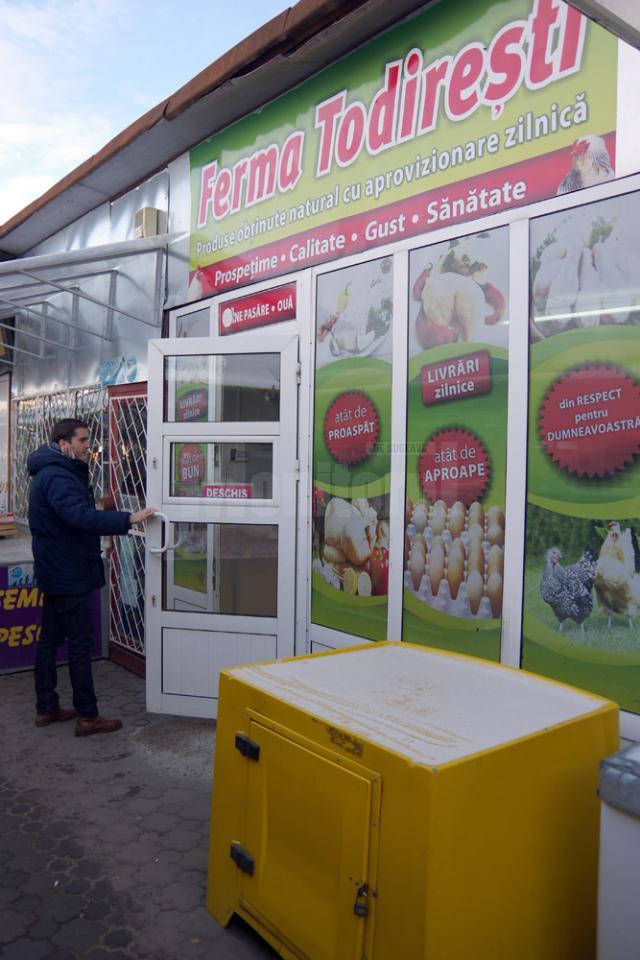 Magazinele Ferma Todirești sunt deschise în Piața Mică și în Piața Burdujeni, fiind zilnic aprovizionate cu marfă proaspătă, de calitate