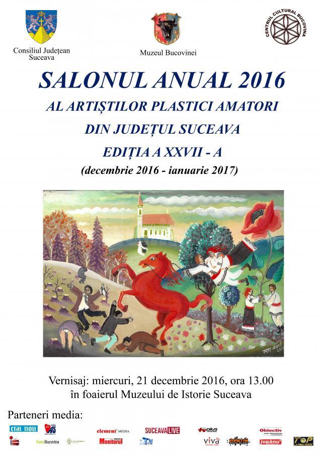 Salonul anual 2016 al artiştilor plastici amatori din judeţul Suceava