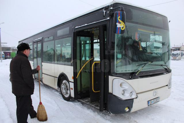 Unul dintre autobuzele cu 900.000 de km la bord, adus în 2006