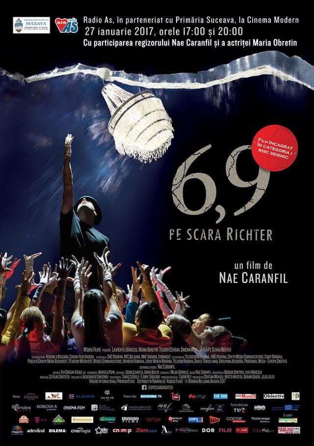 Radio AS aduce la Suceava filmul „6,9 pe scara Richter”, cea mai nouă comedie în regia lui Nae Caranfil