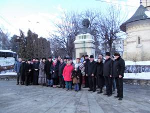 Bustul lui Mihai Eminescu din municipiul Suceava