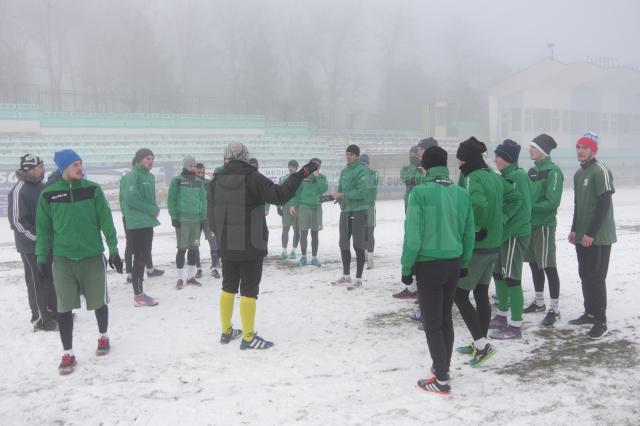 Primul antrenament din 2017 al Forestei a avut loc pe stadionul Areni