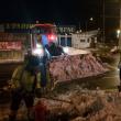 Ridicarea mormanelor de zăpadă din Suceava a fost făcută pe timp de noapte, pentru a nu încurca circulația