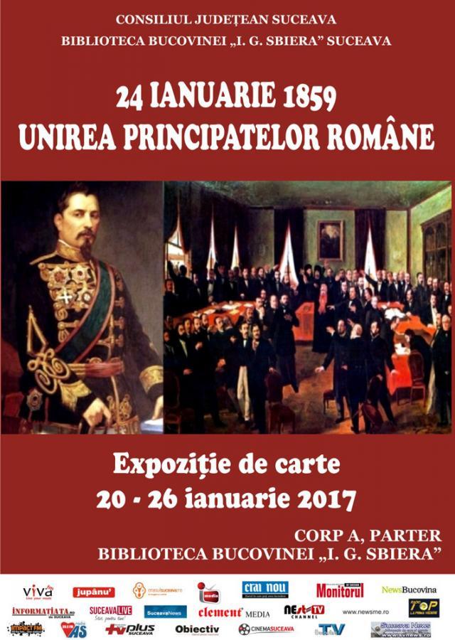 Expoziţie de carte "24 ianuarie 1859 - Unirea Principatelor Române"