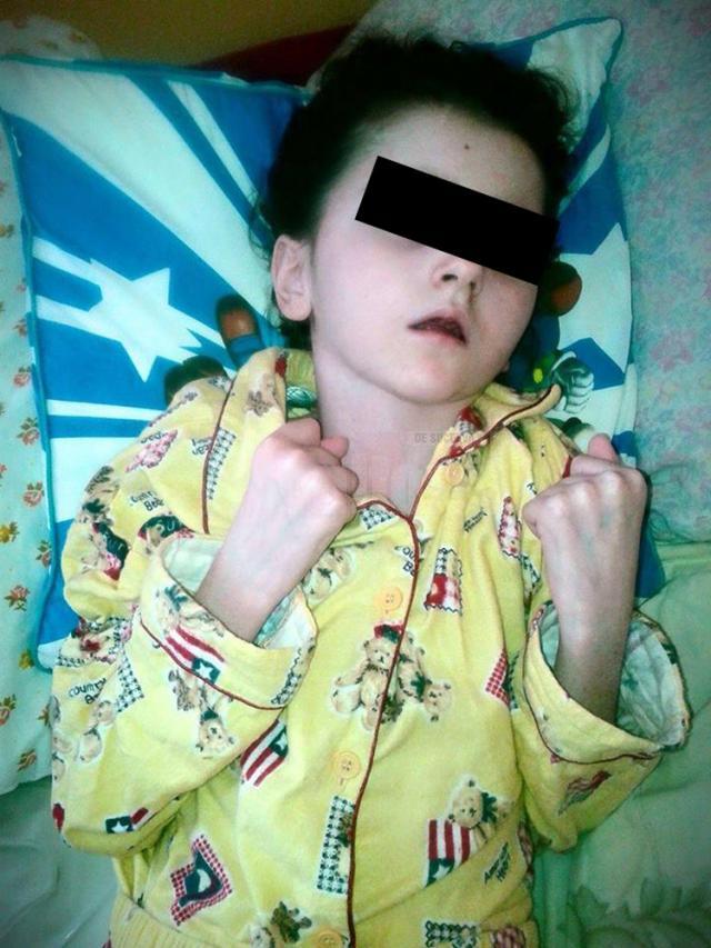 Adina Ortoanu, fetiţa care a rămas paralizată în urma accidentului de pe 15 ianuarie 2013