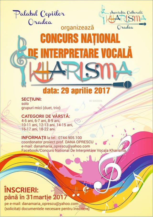 Concursul Naţional de Interpretare Vocală „Kharisma”