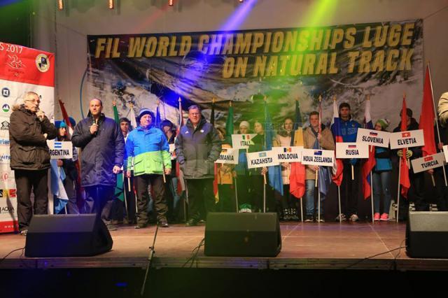 Deschiderea Campionatului Mondial de sanie pe pistă naturală a avut loc la Vatra Dornei
