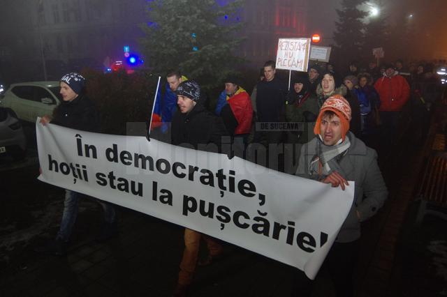 Început de săptămână cu protest la Suceava