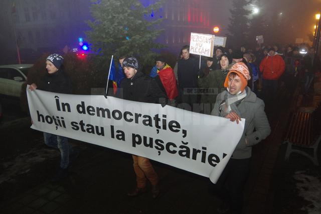 Început de săptămână cu protest la Suceava