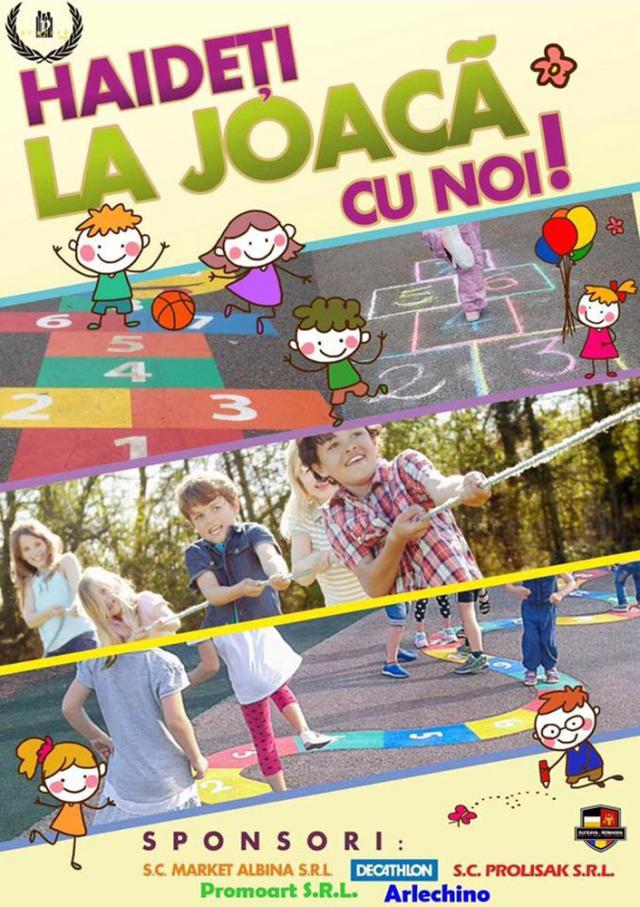Jocuri distractive pentru copii, duminică, în incinta Iulius Mall