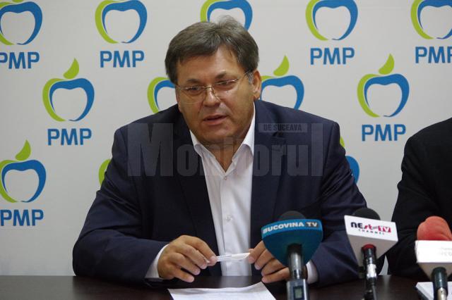 Corneliu Popovici a fost înlocuit din funcţia de preşedinte al Organizaţiei Judeţene Suceava a PMP