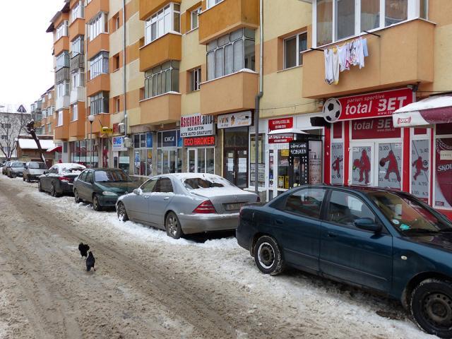 Tâlhăria a avut loc la Casa de Pariuri Total Bet, situată pe strada Aurora din apropierea oficiului poştal al cartierului Burdujeni