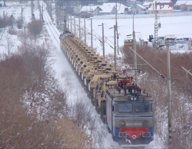 Încă un transport de tancuri americane a tranzitat Suceava