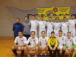 Echipa de handbal juniori II LPS Suceava pregătită de antrenorul Răzvan Bernicu