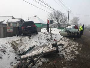 Accident rutier în localitatea Boroaia