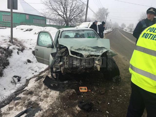 Accident rutier în localitatea Boroaia