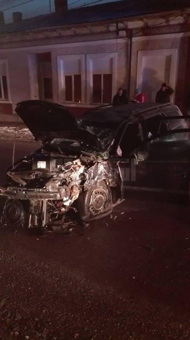 Accident grav la Fălticeni