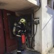 Incendiu la tabloul electric din casa scării unui bloc din Fălticeni