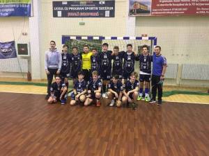 Echipa de handbal juniori III CSU Suceava, antrenată de Vasile Boca